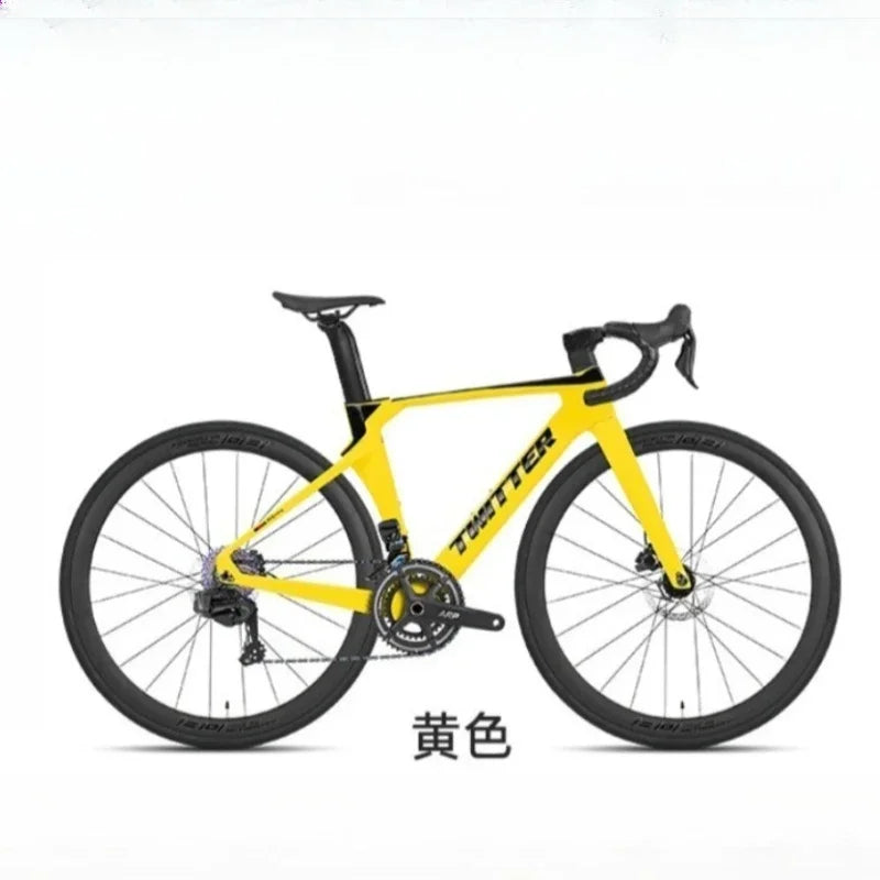 TWITTER R5Pro Carbon Fiber Road Bike – T800 Frame, EDS-TX7100 24-Speed Electronic Transmission