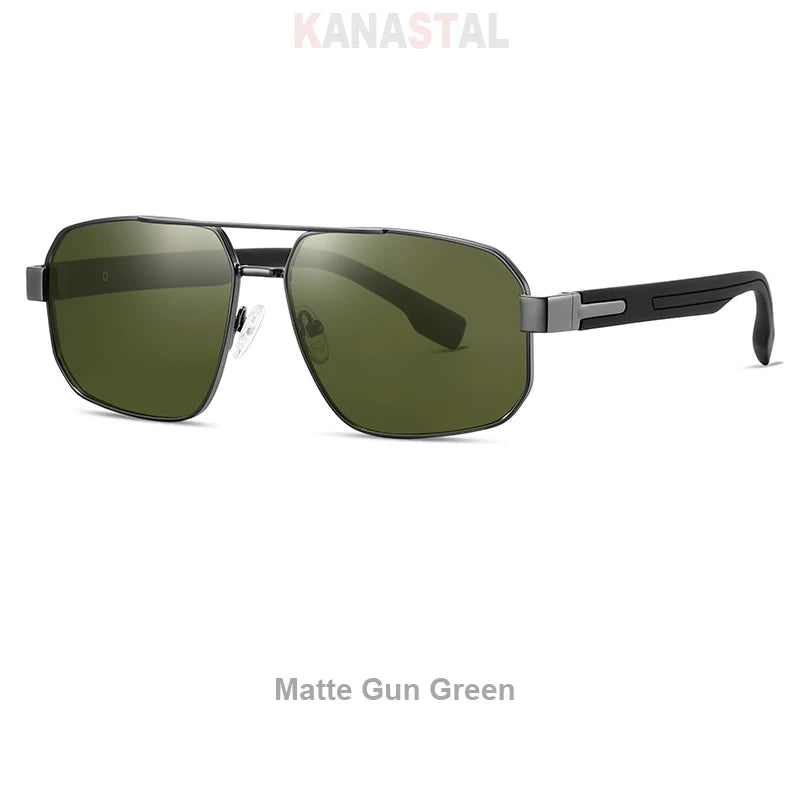 KANASTAL S15107 Polarized Goggle Sunglasses – Metal Frame, UV400, Unisex