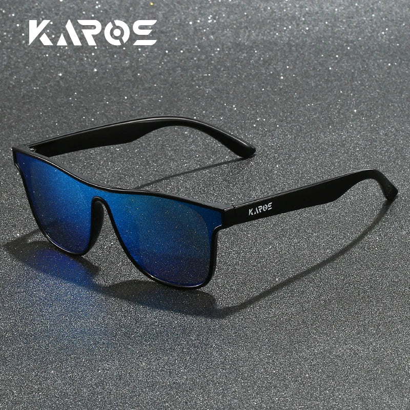 KAROS YZ2016 Polarized Rectangle Sunglasses – Oversized UV400, Unisex