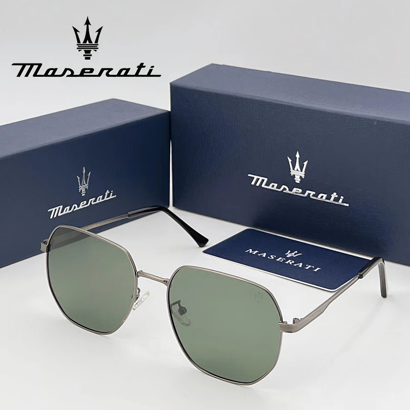 Premium Pilot-Style Polarized Driving Sunglasses – UV400 Mirror Lenses Anti-Reflective Alloy Frame Unisex Outdoor Eyewear (Model 81808)
