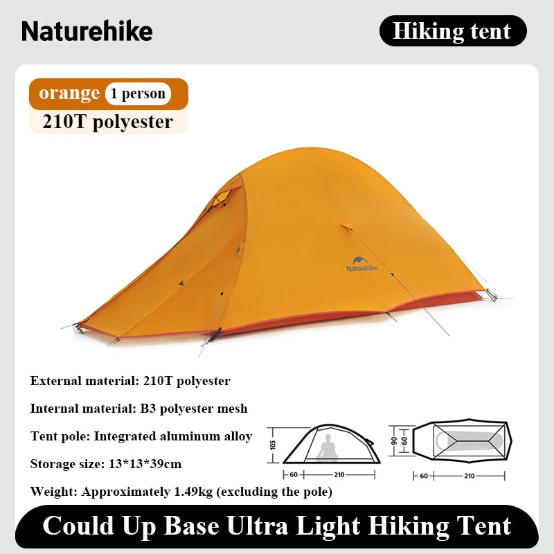 Naturehike Could Up Base 2025 Ultra light trekking tent Tent outdoor camping overnight double camping equipment