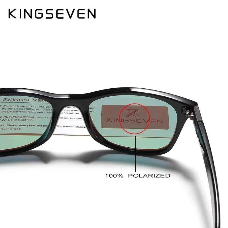 KINGSEVEN Original Brand Sunglasses Men Women Driving Square Frame Classic Polarized Glasses Male Goggle Anti-UV400 Eyewear