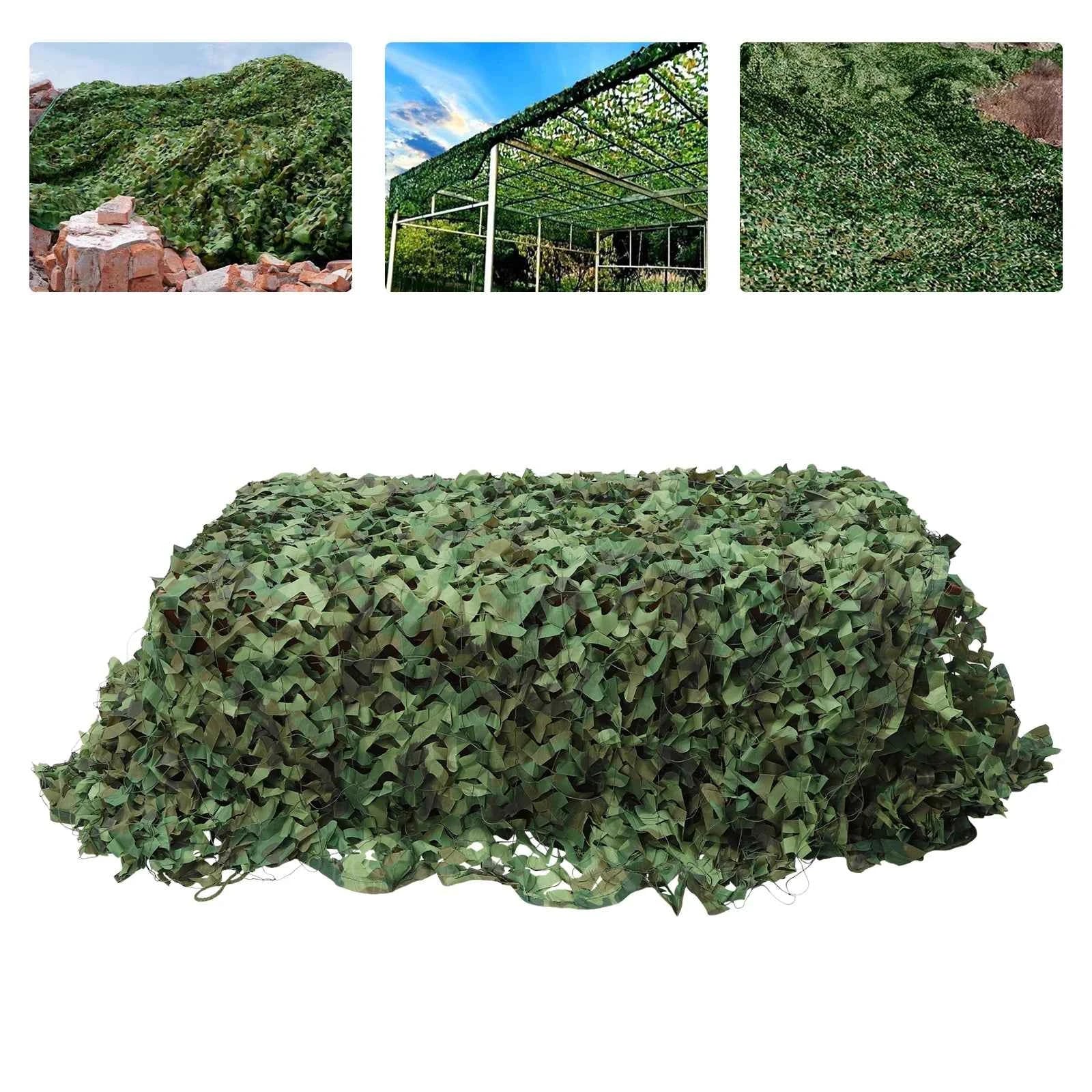 Camo Netting, Camouflage Net Blinds Great for Sunshade Camping Shooting Hunting etc.