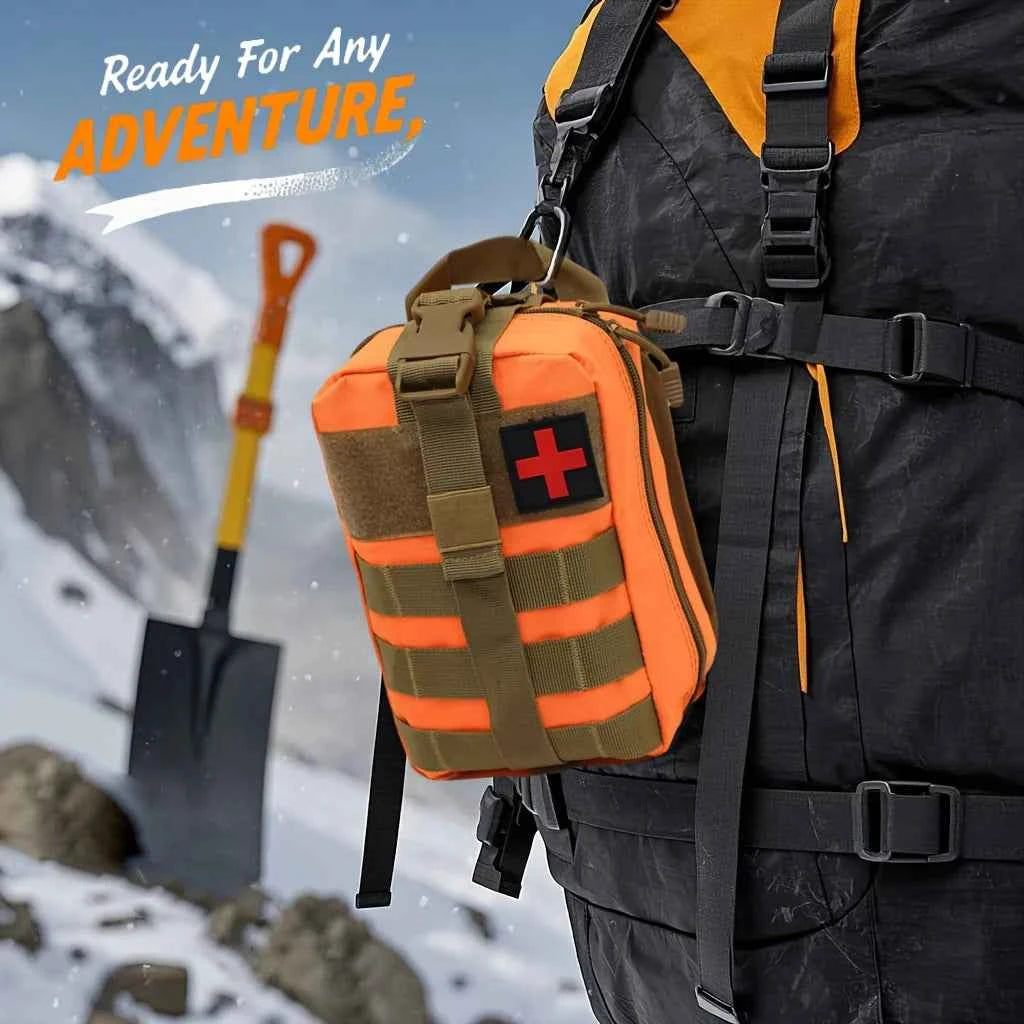 379-Piece Portable First Aid Kit – Emergency Survival Bag for Camping, Hiking & Outdoor Use