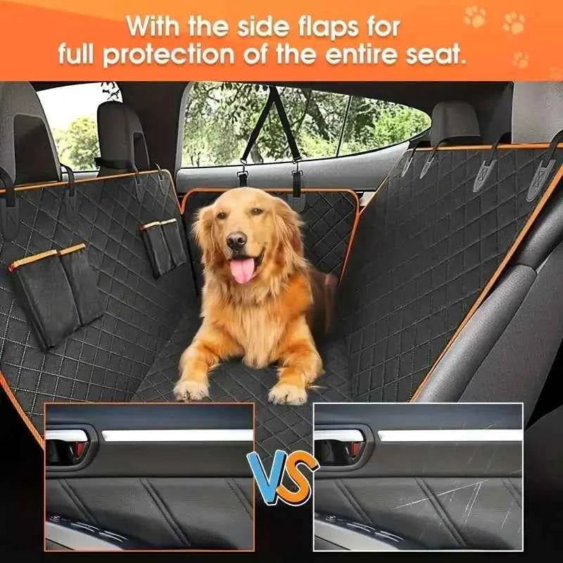 Waterproof Dog Car Seat Cover – Plaid Polyester | Universal Fit | All Seasons | 3 Colors