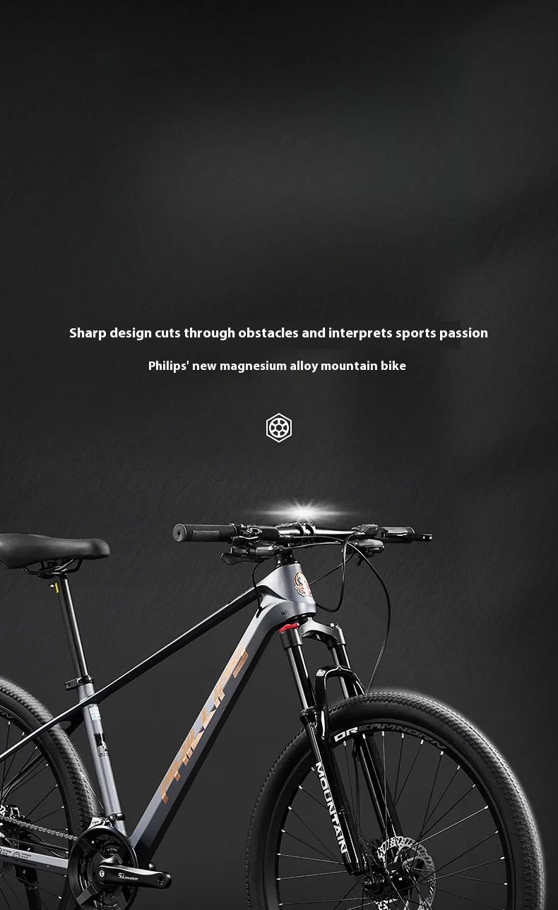Magnesium Alloy26Inch mountain bike for adults men women, teenagers, and students33Speed Bike Disc Brake Shock Absorption