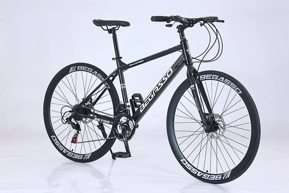 Cross-border wholesale 700C geared unisex road bike for urban outdoor commuting, adult student