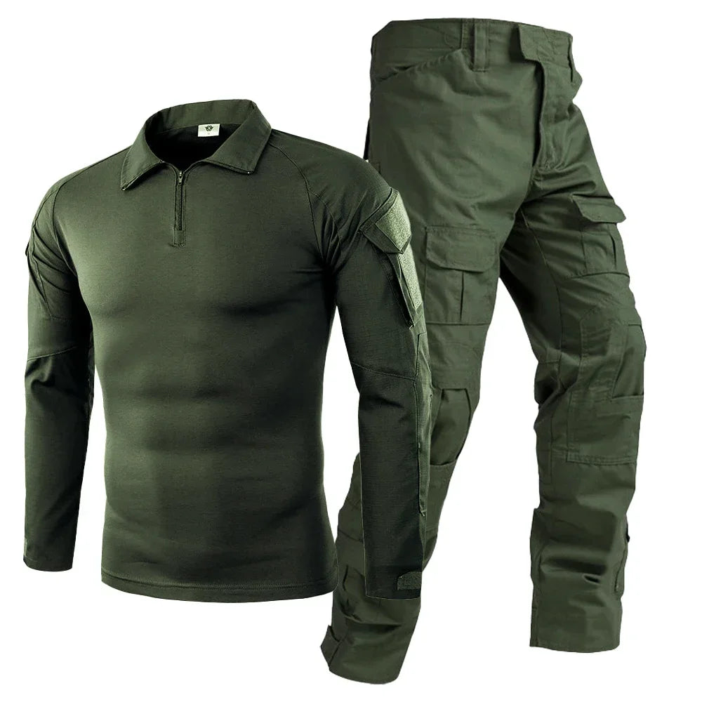 Tactical Uniform Suits Milit Outdoor Camouflage Suit Hunting Shirts Pants Fish Trainning Airsoft Paintball Clothes Sets