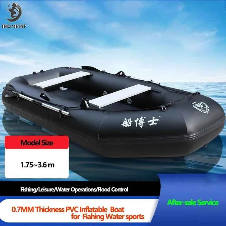 Professional Inflatable Fishing Boat & Kayak Set – Foldable PVC Dinghy for Adults
