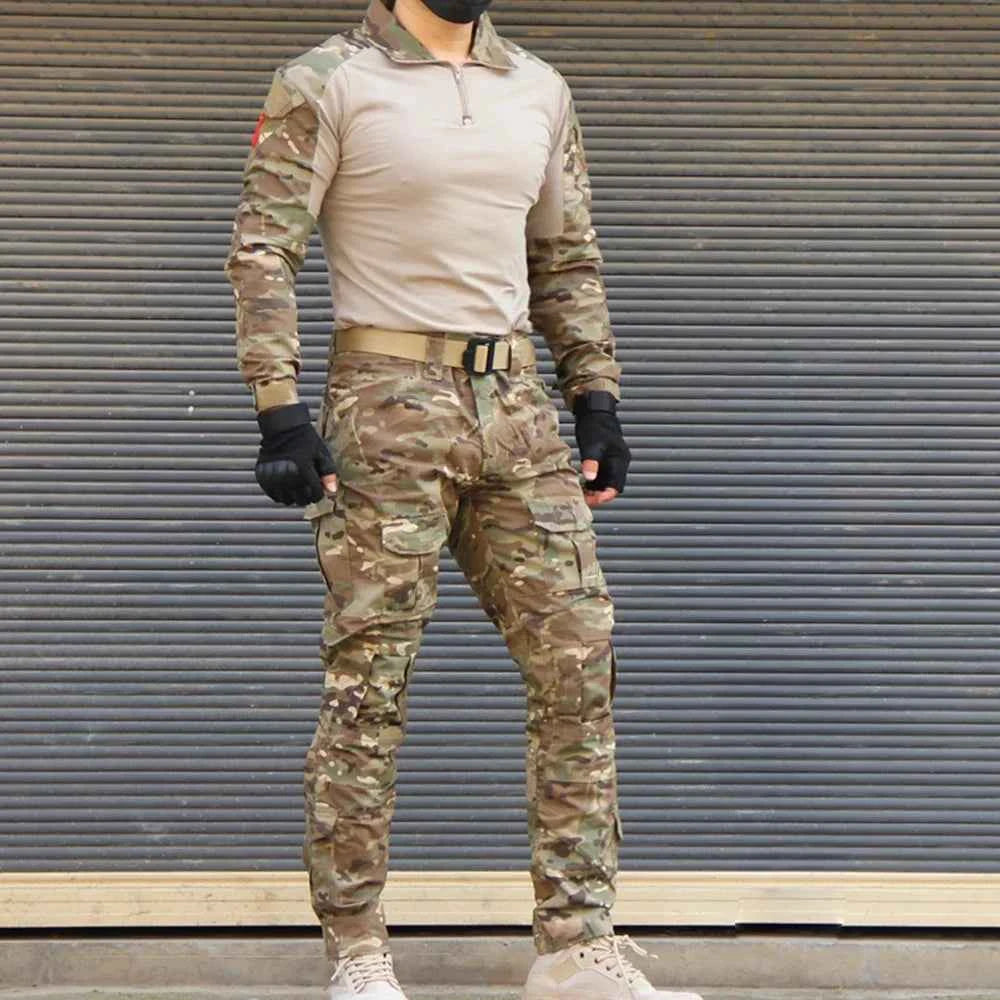 Tactical Uniform Suits Milit Outdoor Camouflage Suit Hunting Shirts Pants Fish Trainning Airsoft Paintball Clothes Sets