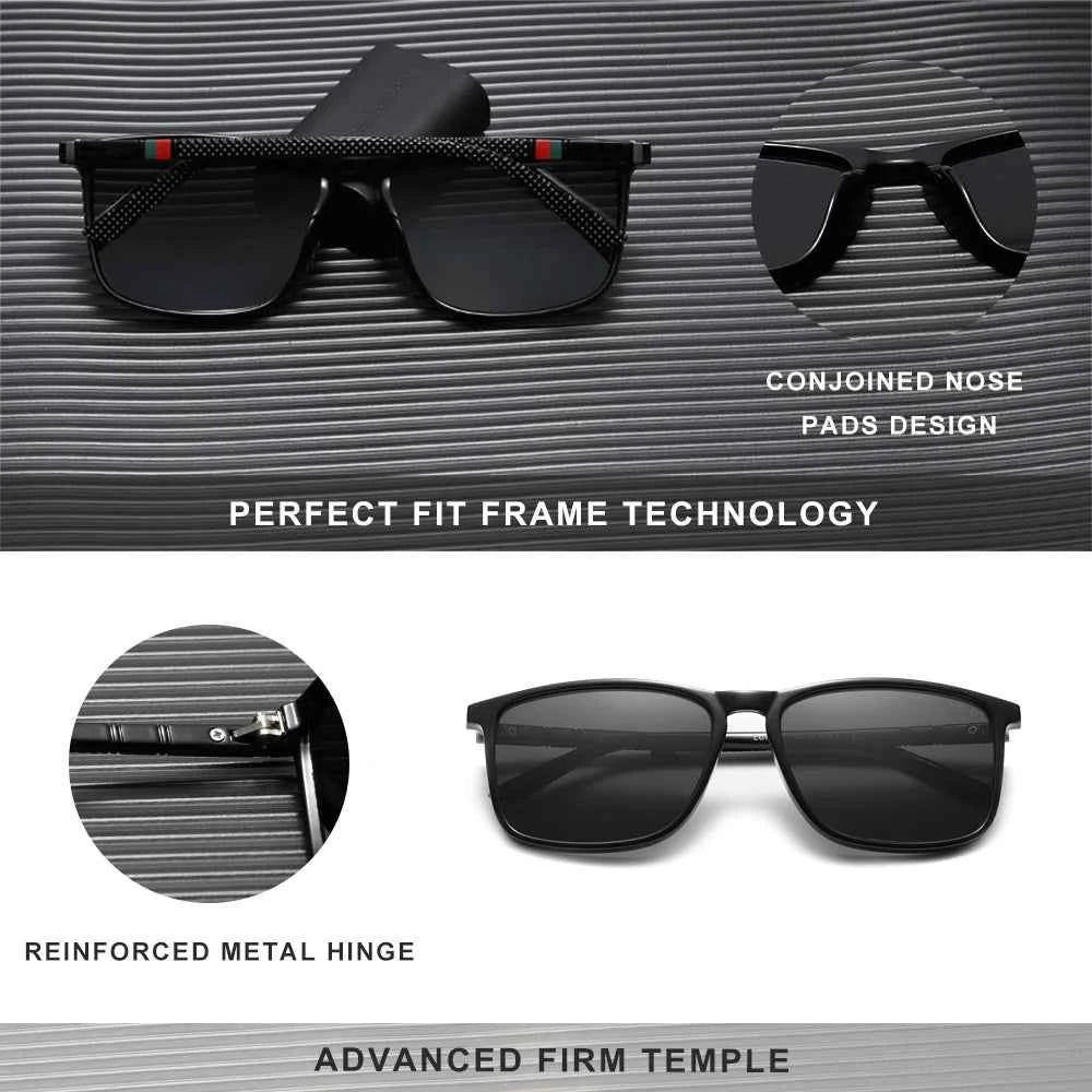 KINGSEVEN 7365 Polarized Sunglasses – TR-90, UV400, Rectangle, Unisex