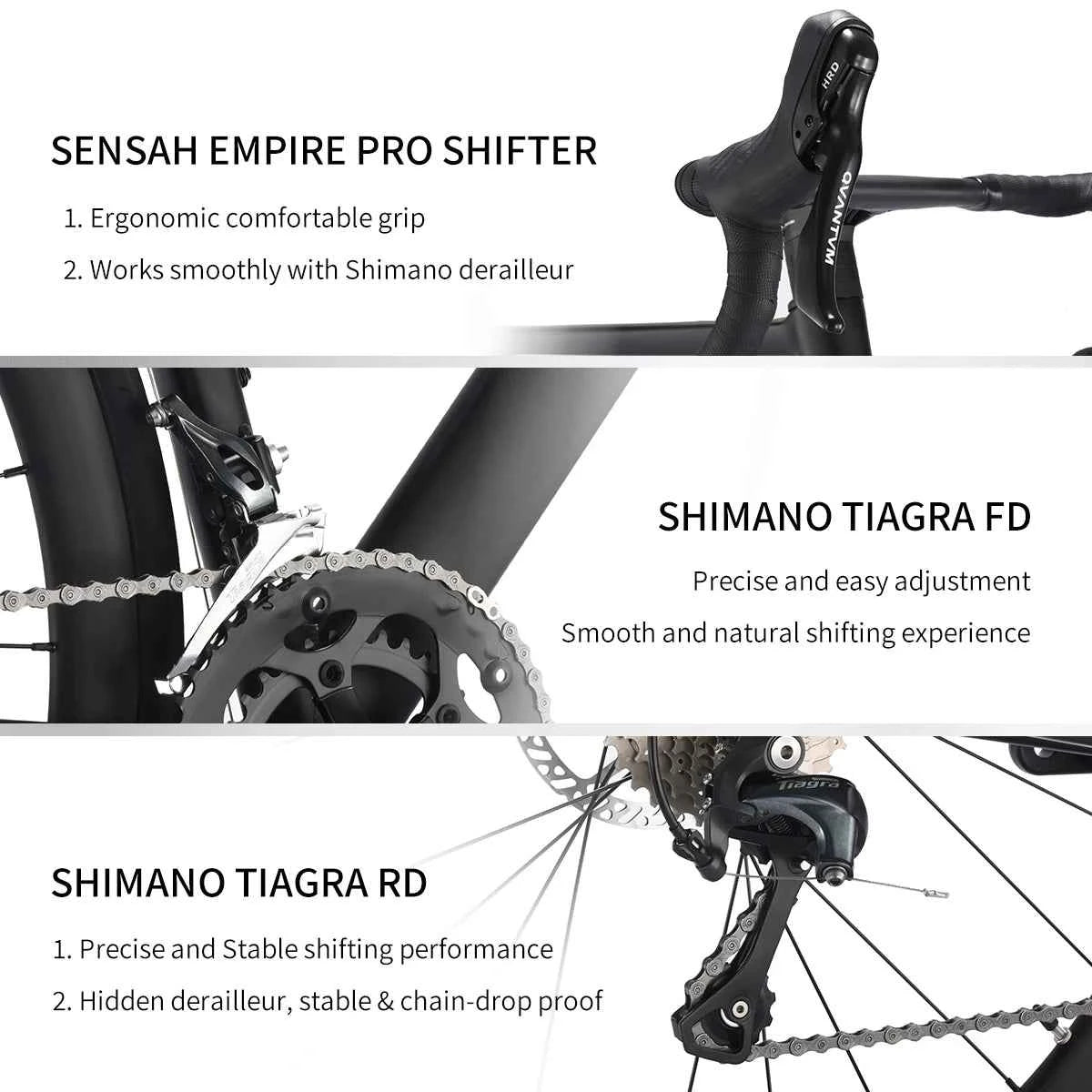 SAVA EX7-S 2026 Adult Road Bike, Aluminum Frame, TIAGRA R4700 20-Speed Drivetrain, 700C Adults Bicycle