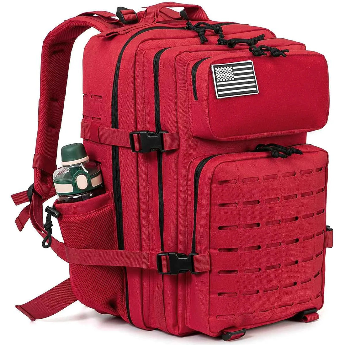 45L Tactical Backpack with Double Cup Holder – Hunting, Hiking & Camping Gear Pack (7 Colors)