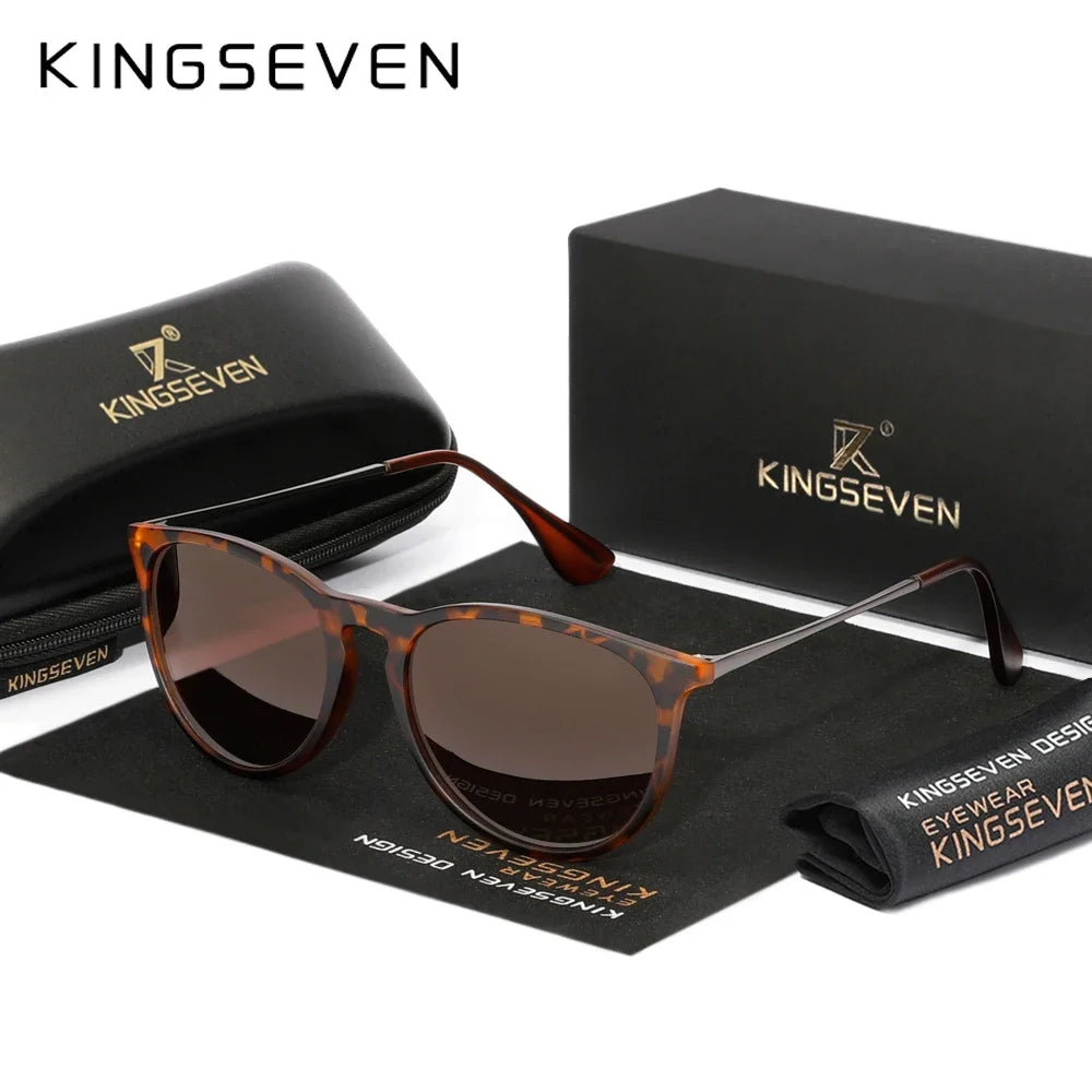 KINGSEVEN S28 Cat Eye Sunglasses – Plastic Frame, UV400, Women