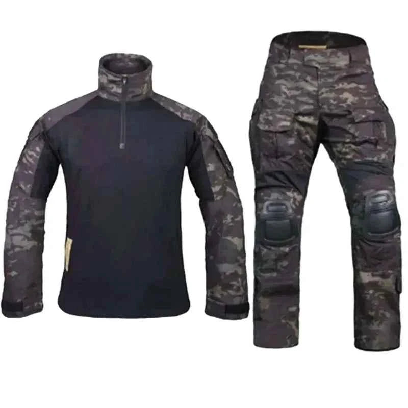 G3 Combat Uniform Tactical Sets Combat Shirt Cargo Pantsuit Training Hiking Hunting Clothes Wear-resisting Suit
