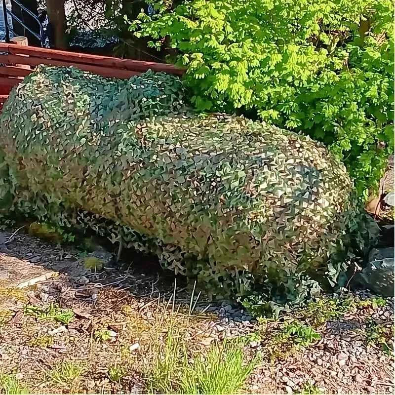 Woodland Camo Netting – Hunting Camouflage Net & Sunshade Mesh for Blinds, Camping & Car Covers