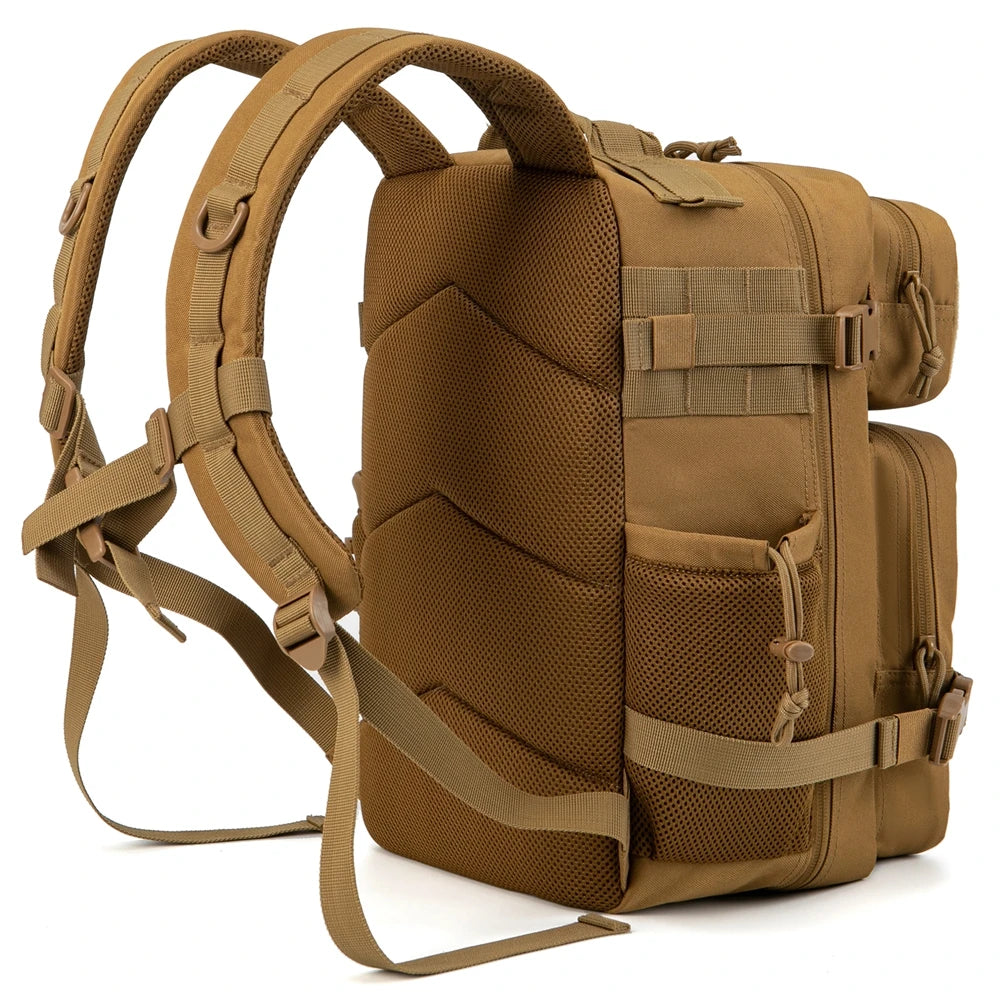 Tactical Backpacks for Men Survival Laser Cut Hunting with Dual Cup Holders