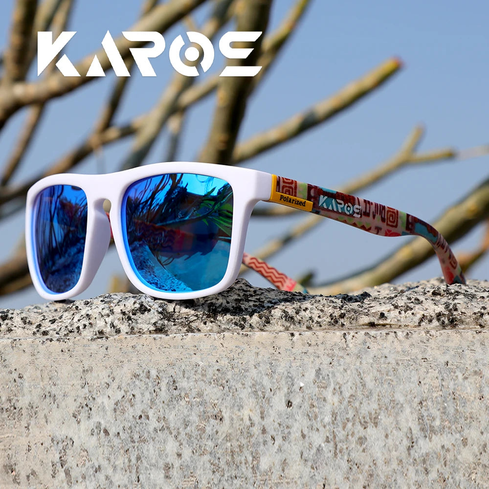 KAROS YZ2024 Polarized Square Sunglasses – UV400 Unisex, Outdoor Sport