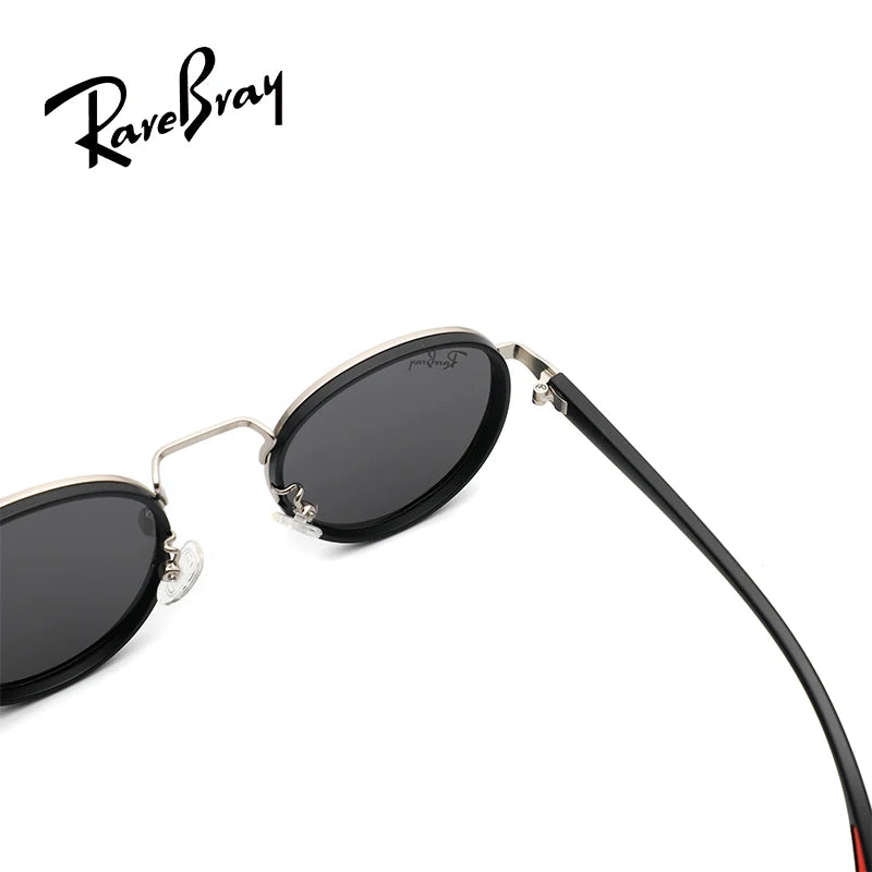 Round Frame Polarized Sunglasses – Unisex UV400 Retro Oval Shades for Driving & Outdoor