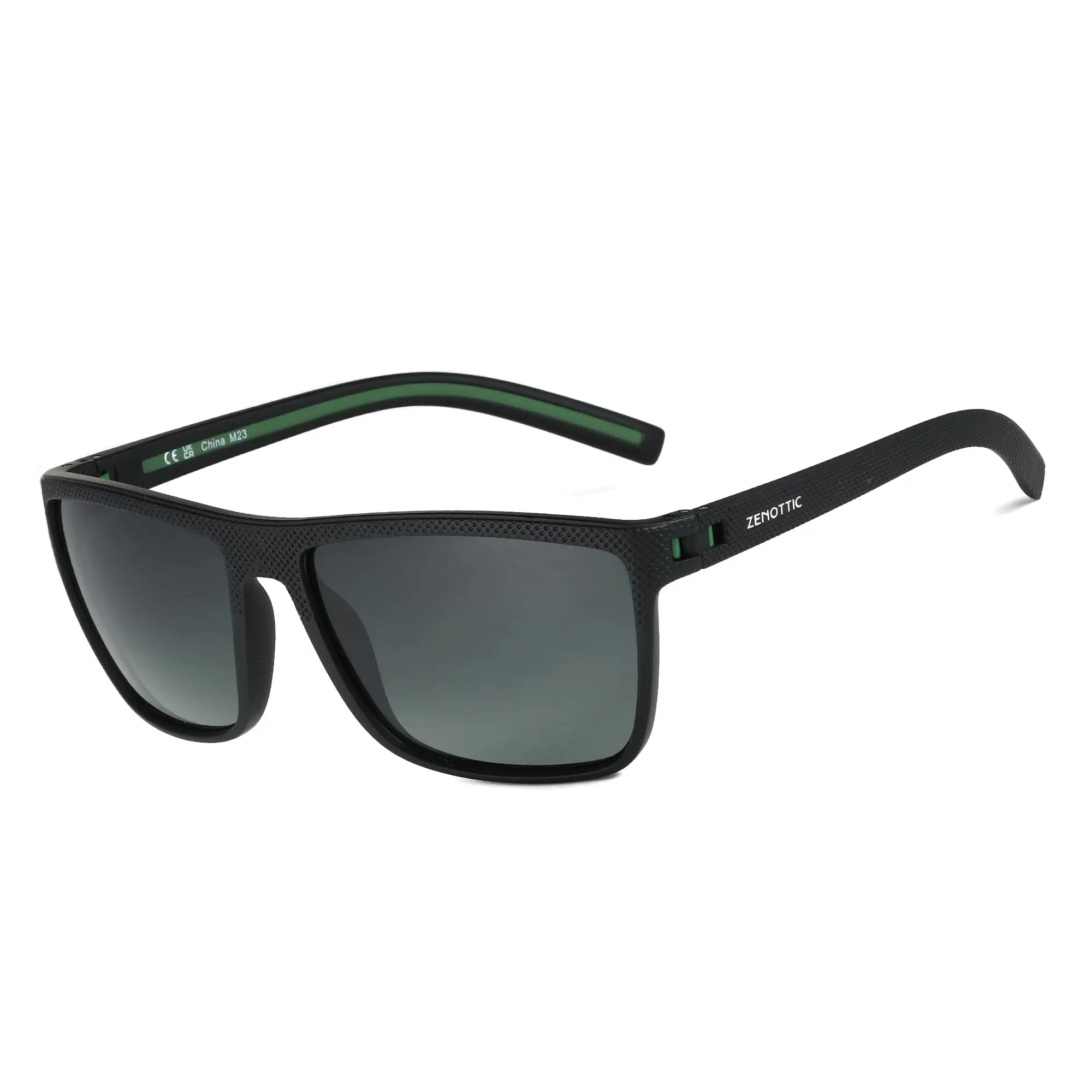 ZENOTTIC Polarized Sunglasses for Men Shades Lightweight TR90 Frame UV400 Protection Square Outdoor Trave Driving Sun Glasses