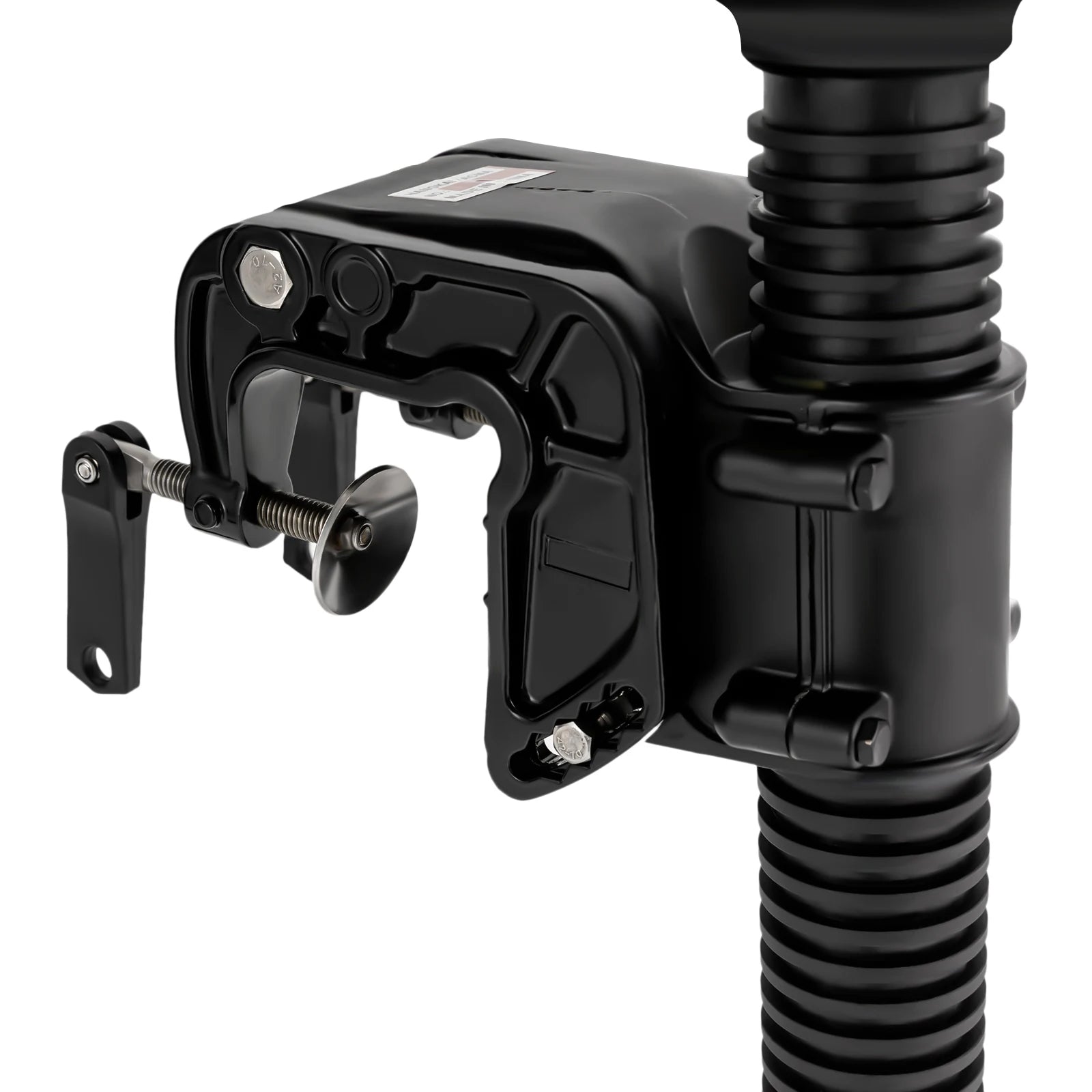 4HP 55cc 4-Stroke Outboard Motor, 2900W Boat Engine with Jet Pump, 360° Tilt for Inflatable Fishing Boats, Manual Start