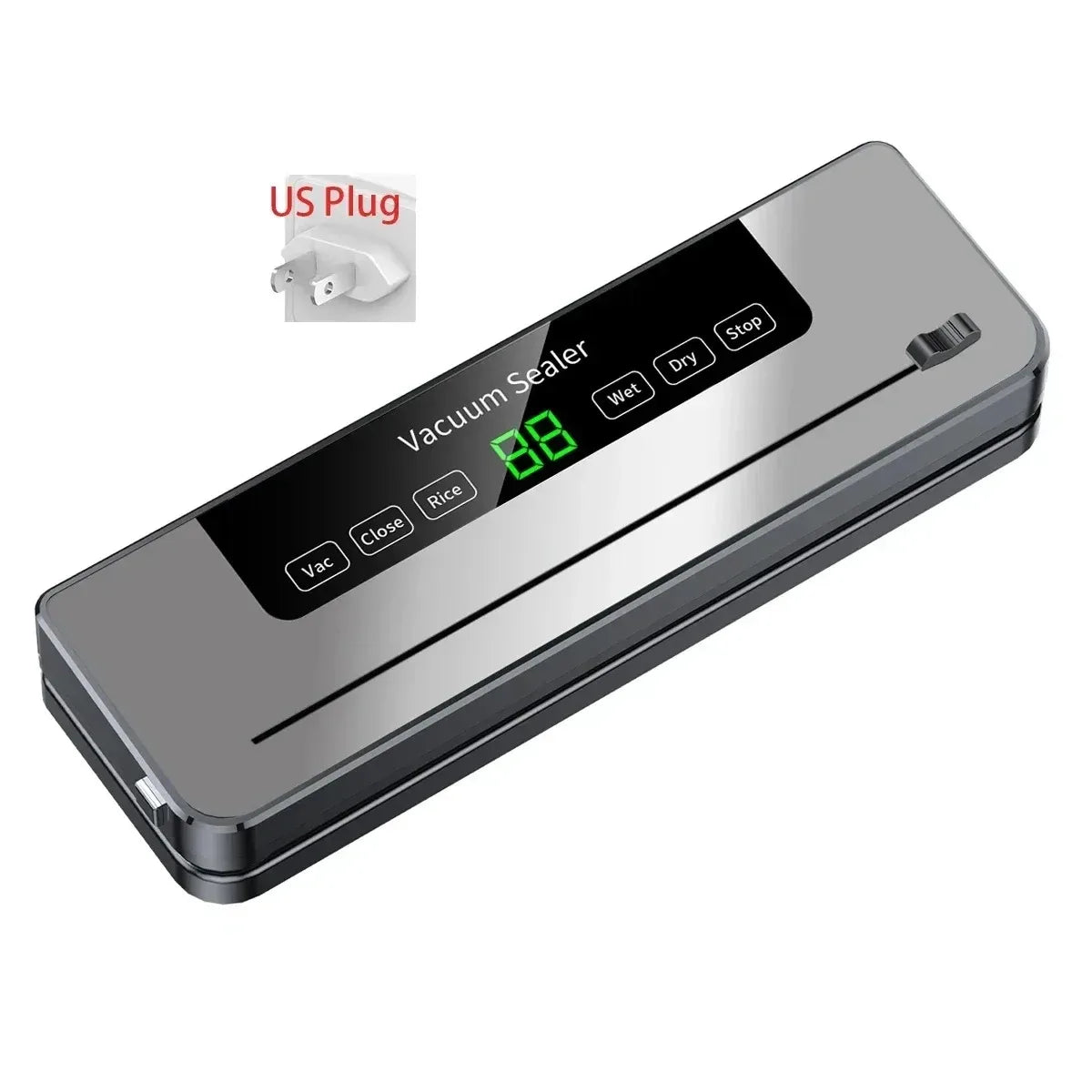 Mi Electric Vacuum Sealer Machine Dry/Wet Food Packaging Vacuum Sealing Bags Food Storage Vacuum Packaging Machine for Kitchen