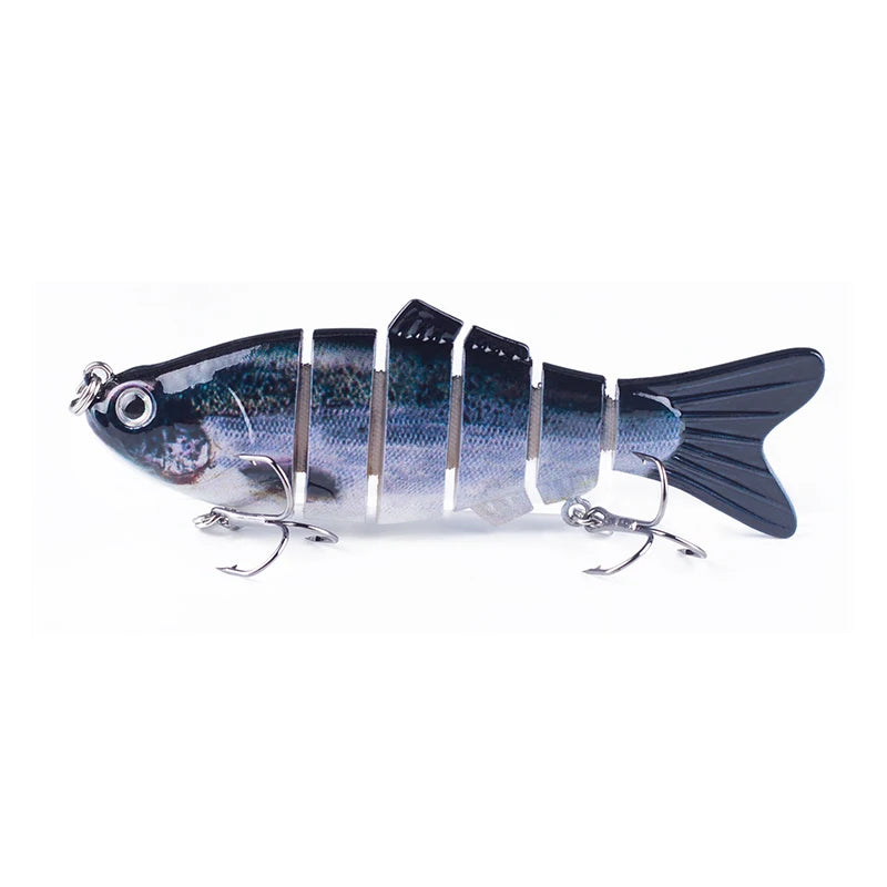 Multi-Jointed Swimbait Crankbait Lure – 10cm 16.5g, Sinking, 6-Segment Hard Bait for Pike, Bass & Trout