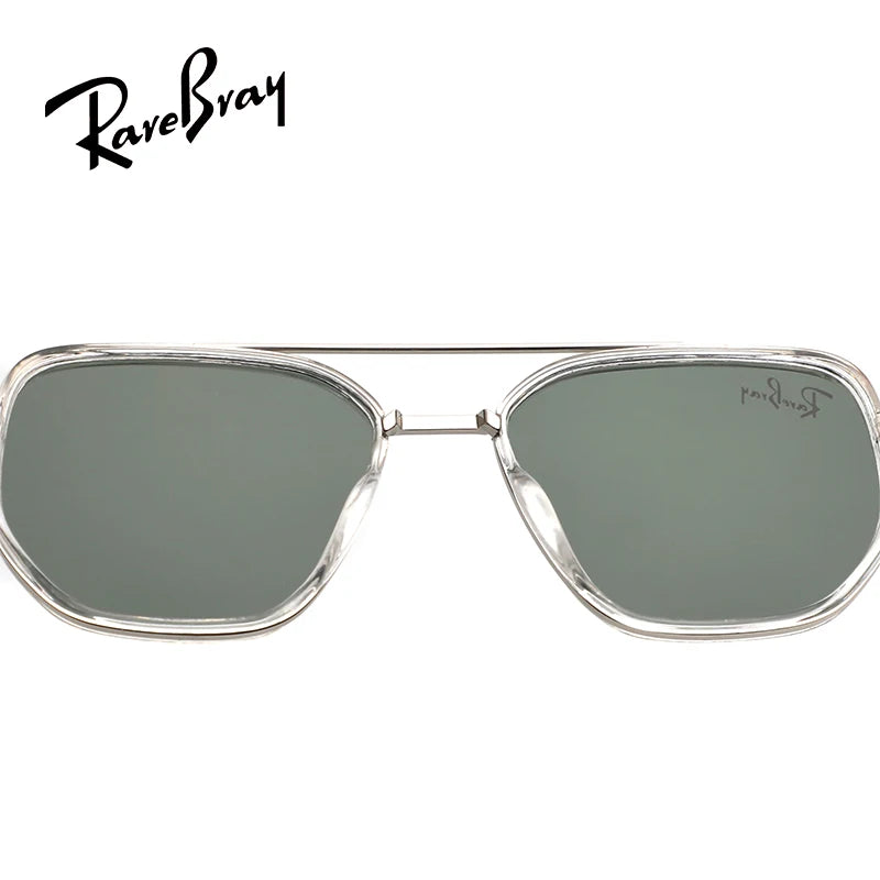 Goggle-Style Polarized Sunglasses – Unisex Alloy Frame UV400 for Driving & Casual Wear