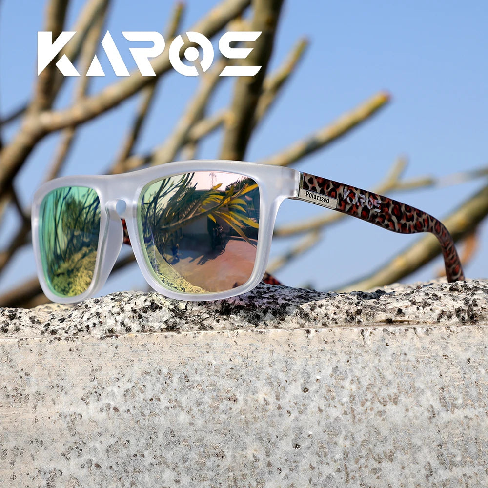 KAROS YZ2024 Polarized Square Sunglasses – UV400 Unisex, Outdoor Sport
