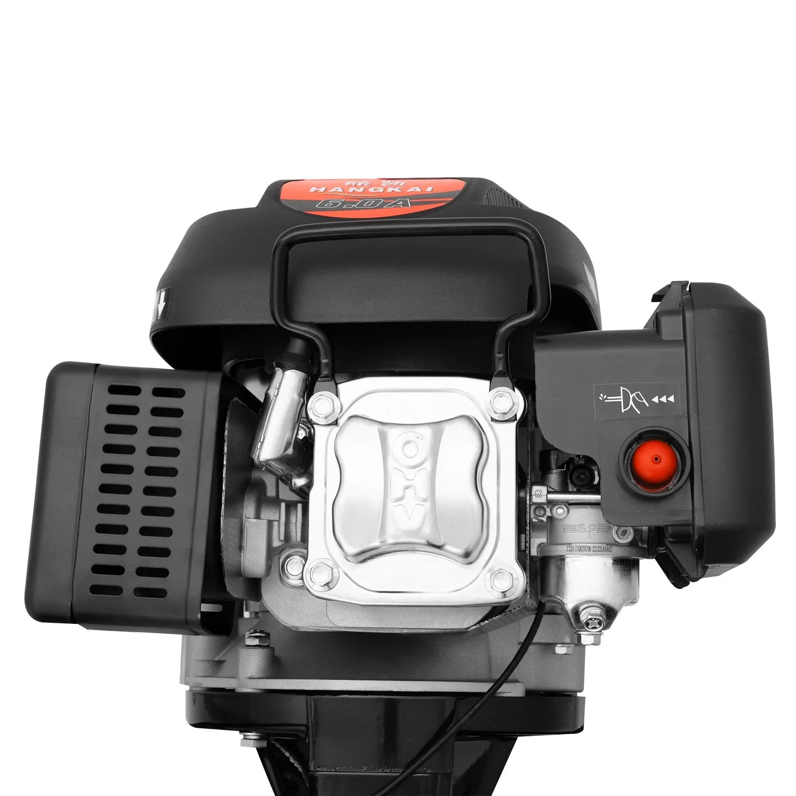 NEW 4-Stroke 6HP Outboard Motor Short Shaft Fishing Boat Engine, Heavy Duty Outboard with CDI and Water Cooling System