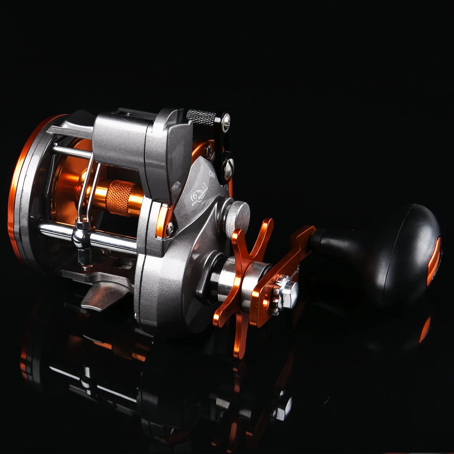 Sougayilang Thunder LS II Line Counter Trolling Reel – Conventional Level Wind 4.1:1 6+1BB 30KG Drag for Sea Bass & Grouper
