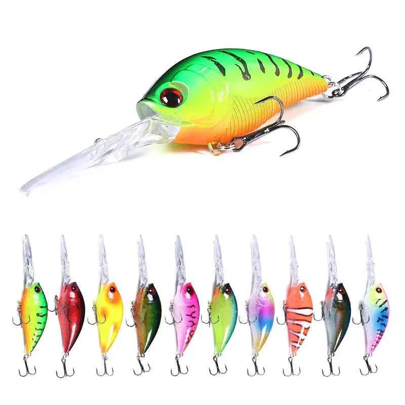 125mm 20.5g Minnow Crankbait Fishing Lure – Hard Bait Wobbler for Bass, Pike & Freshwater Trolling