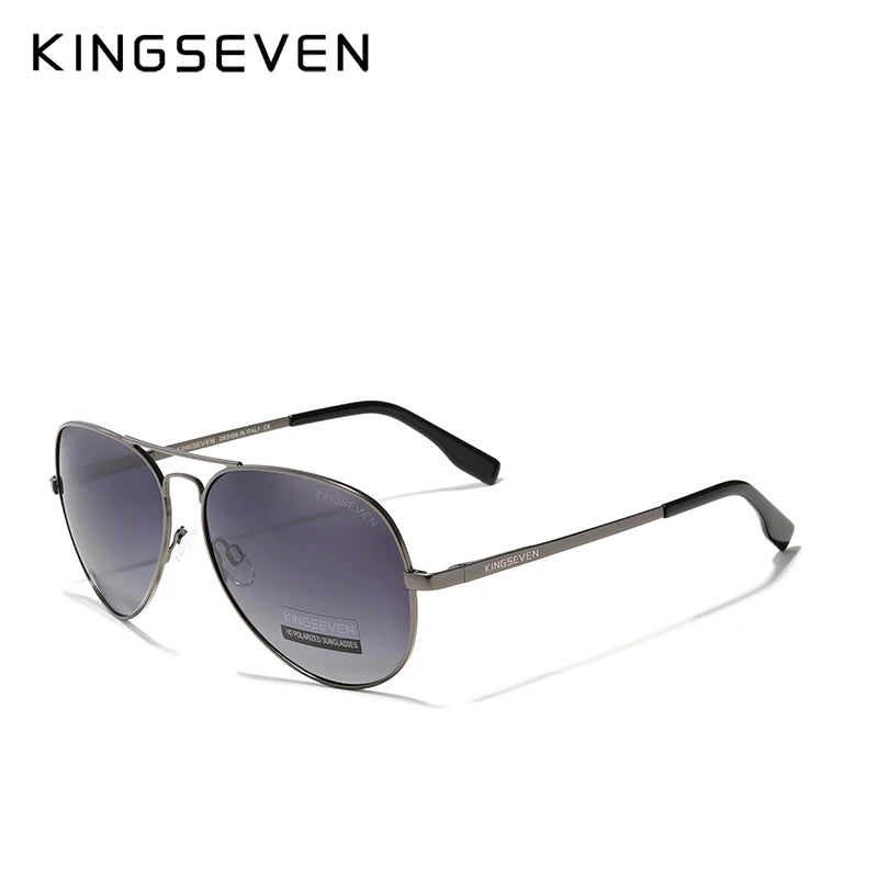 KINGSEVEN Photochromic Polarized Pilot Sunglasses – Men&