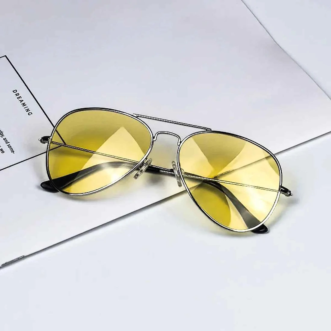 SHINU 3001 Blue Light Blocking Glasses – Red, Orange & Yellow Lenses, 3 Sizes, Stainless Steel