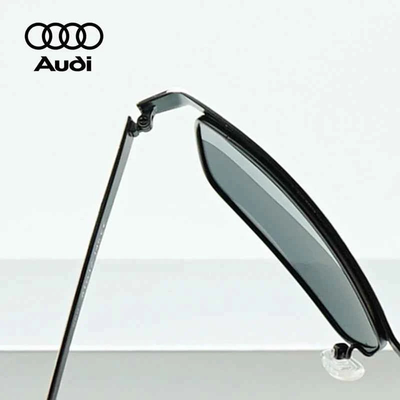 AUDI Professional Driving Polarized Sunglasses Men Anti-Glare Sun Glasses Male Pilot Goggles UV400 Oculos De Sol Masculino 59
