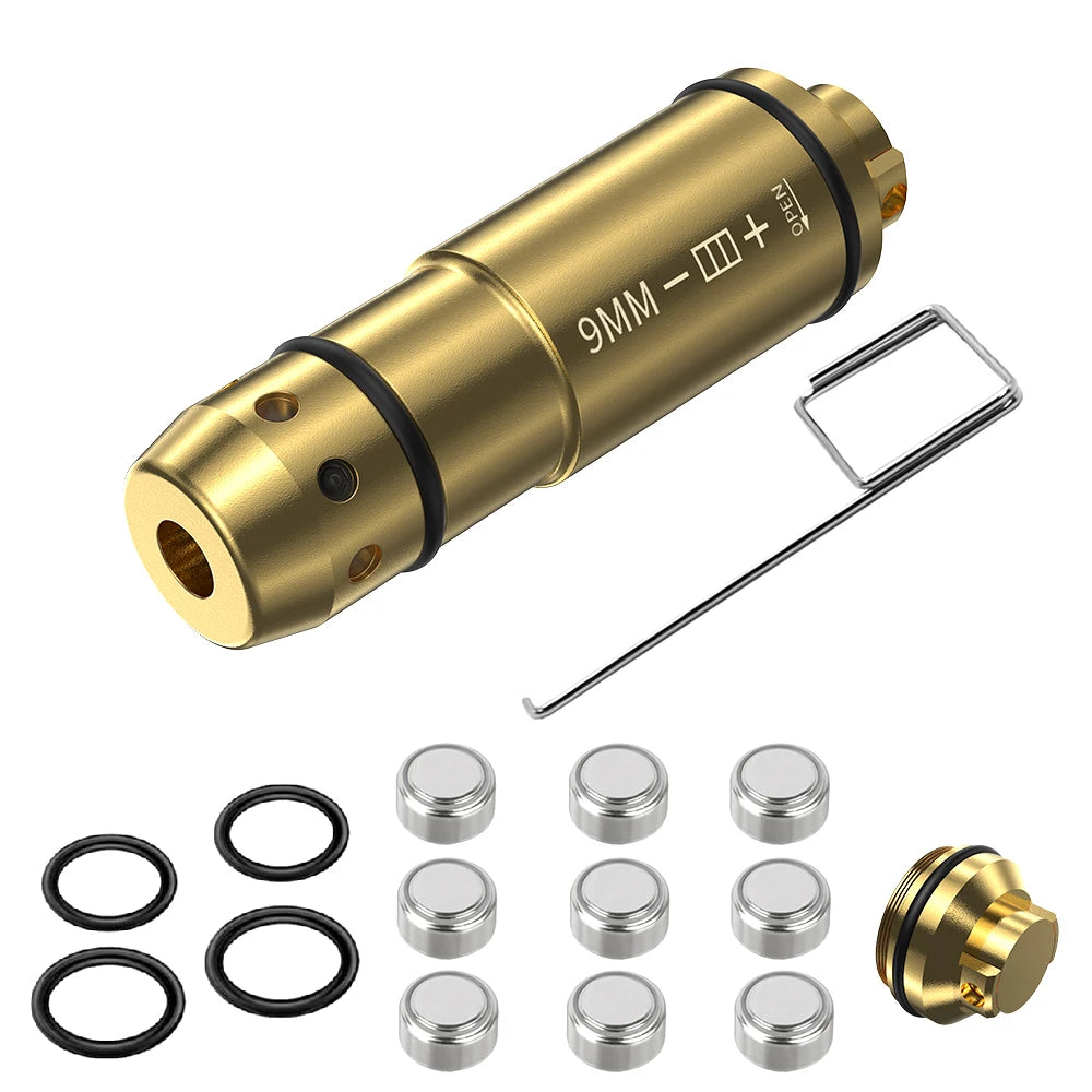 9mm(long)link laser training cartridge Red Dot Laser Training Bullet Trainer Cartridge Tactical Laser Bullet