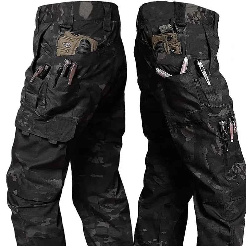 New Tactical Work Pants Men Outdoor Cargo Trousers Multi-pocket Waterproof Pant Autumn Spring Outdoor Workwear Hiking Trousers