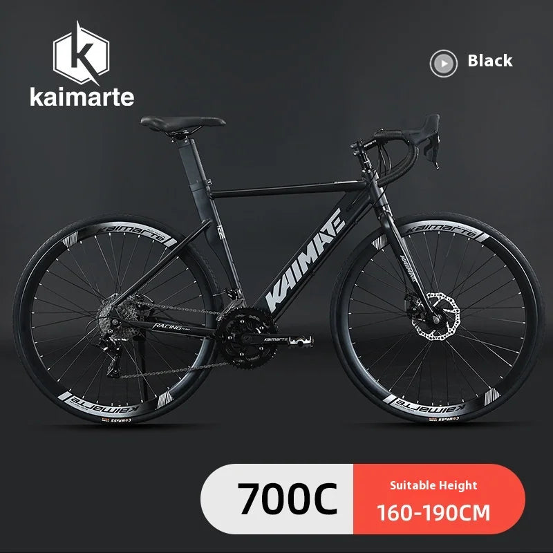 Aluminum Alloy Bent Handlebar Hidden Cable Road Bike Bicycle for Students and Teenagers