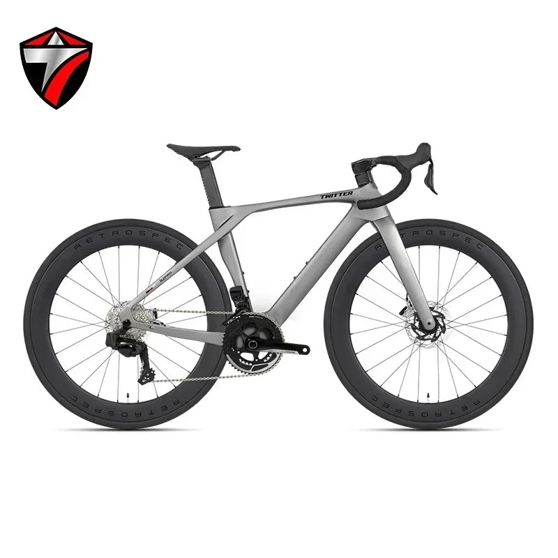 TWITTER T10pro Electronic Variable Speed,bicycle EDS TX7100-24Speed T800 Carbon Fiber Road Bike,Hydraulic Disc Brake велосипед