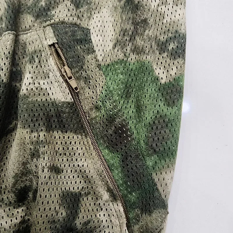Mesh Ghillie Suit – Breathable Camo Hoodie & Pants Set for Hunting, Fishing & Tactical Use