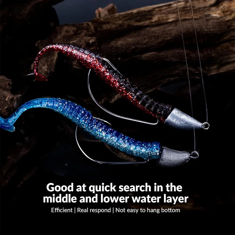 10PCS Metal Jig Head Worm Hook 3.5g 5g 7g 10g 20g Weight Crank Fishhook Gear Sinker Pesca for Soft Lure Texas Rig Fishing Tackle