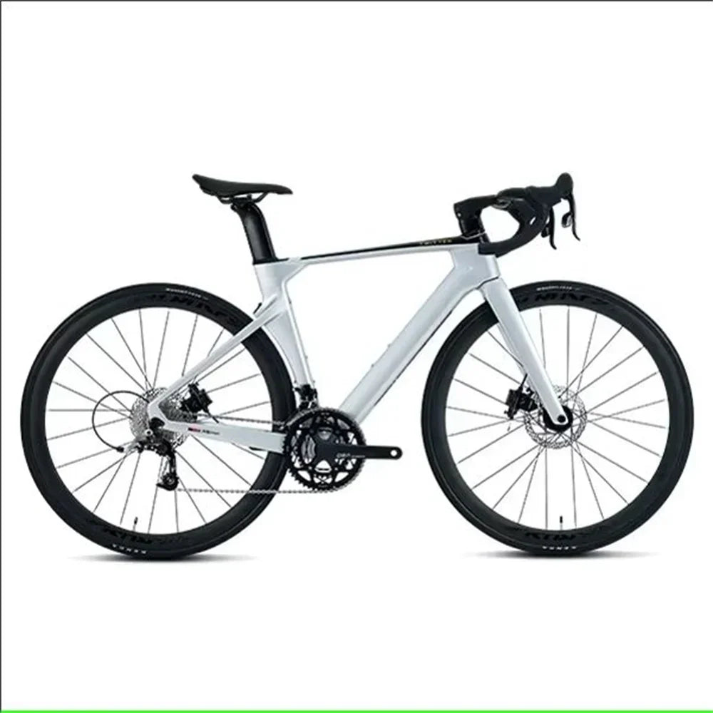 TWITTER R5Pro Carbon Fiber Road Bike – T800 Frame, EDS-TX7100 24-Speed Electronic Transmission
