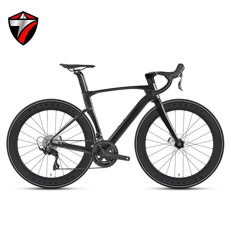 TWITTER New CYCLONE RS-24S shift+105 derailleur carbon road bike 4-pistons oil disc brake racing bicycle 700*28C for men womem