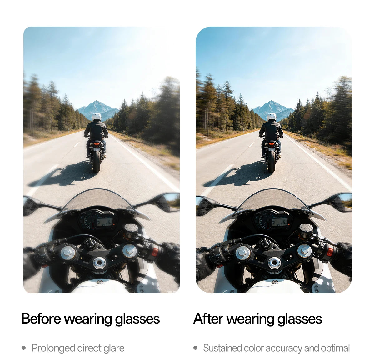 SCVCN Cycling Sunglasses – UV400 Waterproof Photochromic TR-90 Frame 146mm Wide Lens for MTB, Running & Outdoor Sport