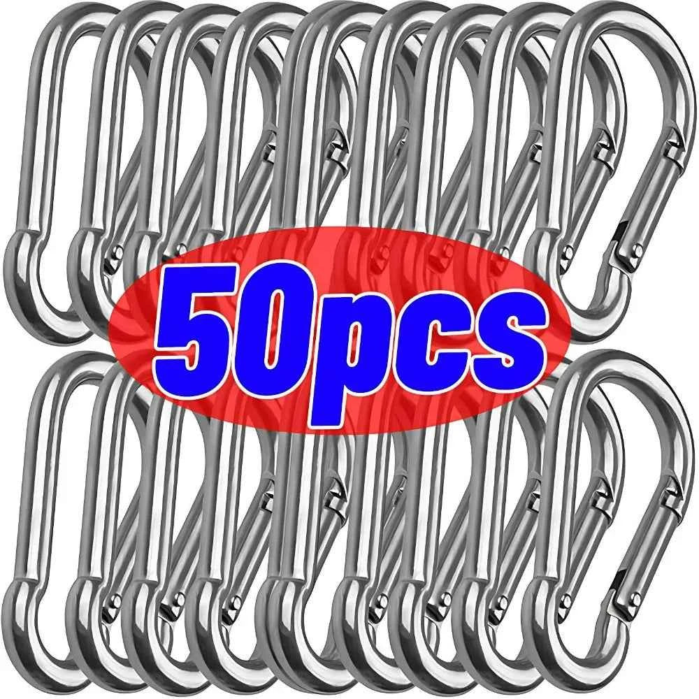 Mini Carabiner Alloy Survival Gear Camp Mountaineering Hook Outdoor Carabiner Keychain Tourist Hooks Fishing Buckle Wholesale