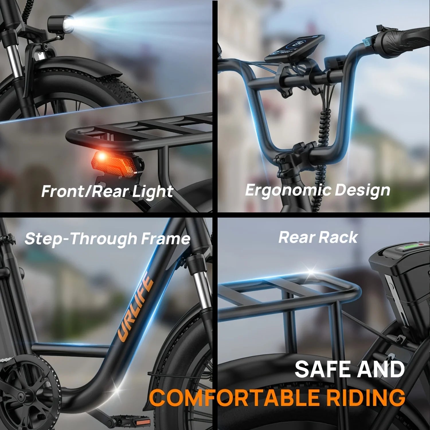 1000W E20 Electric Bike | 48V 13Ah Removable Battery, 20MPH, 20&