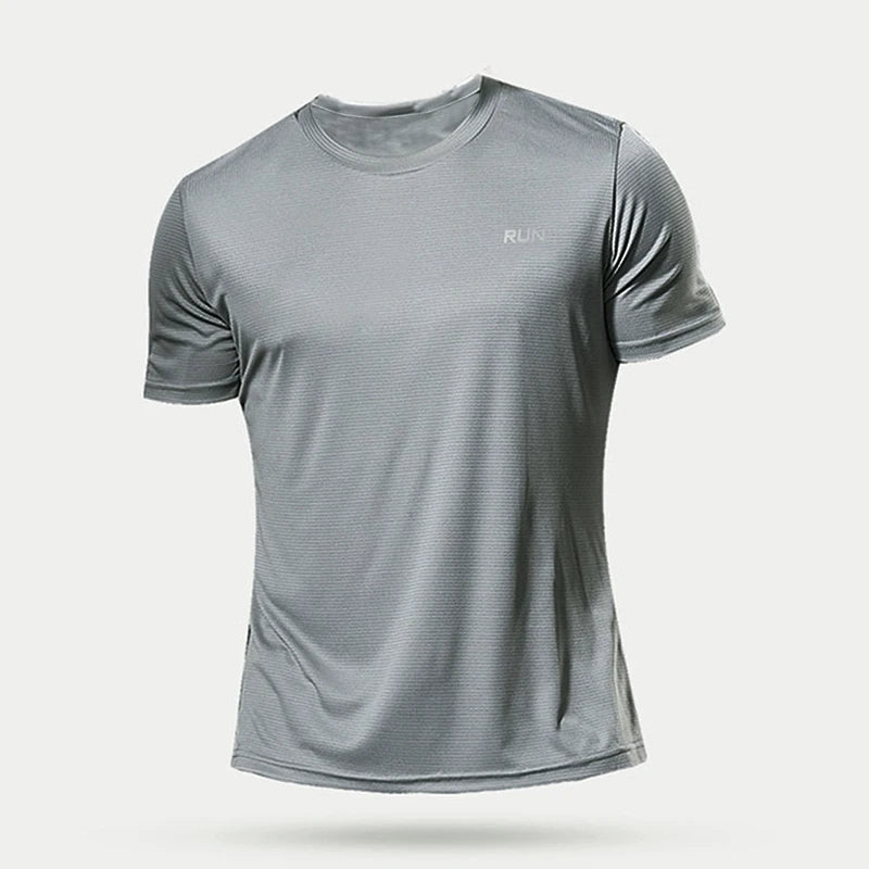 Summer Mens Shirts Running Bodybuilding Shirts Sport Gym t Shirt Men Short Sleeve Fitness Tops Oversized t-Shirt Jersey