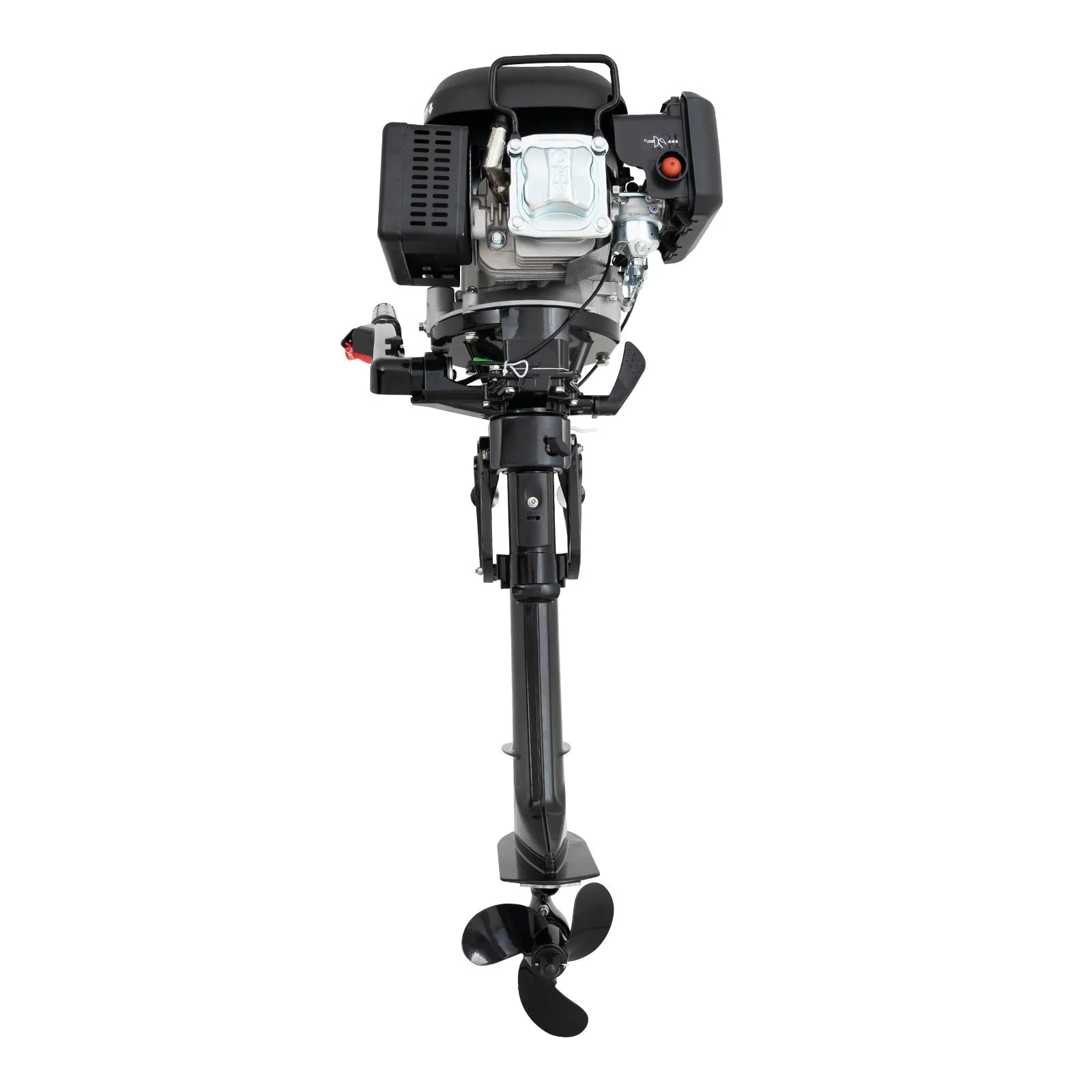 NEW 4-Stroke 6HP Outboard Motor Short Shaft Fishing Boat Engine, Heavy Duty Outboard with CDI and Water Cooling System