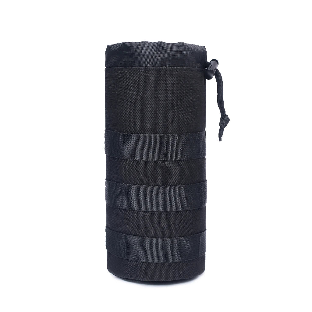 Tactical Water Bottle Carrier – Nylon Molle-Compatible Pouch for Camping, Hiking & Hunting