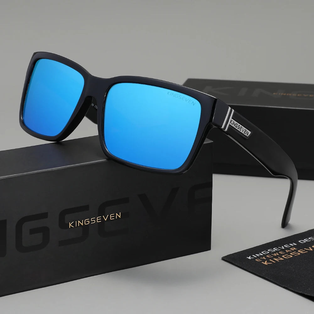 KINGSEVEN 750 Polarized Sunglasses – Square Frame, UV400, Unisex
